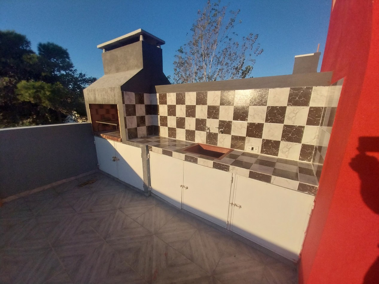 Departamento En Venta En Mar De Ajo Tres Ambientes Dos Habiaciones Primer Piso Terraza Espacio Vehicular A Estrenar