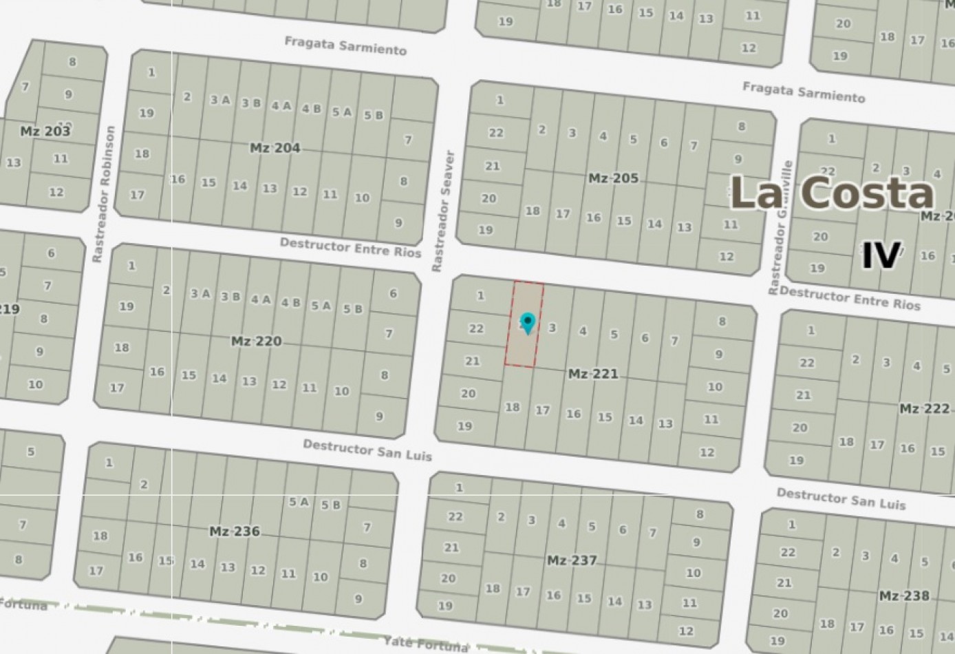 Lote En Aguas Verdes Orientacion Norte A 200mts Del Asfalto