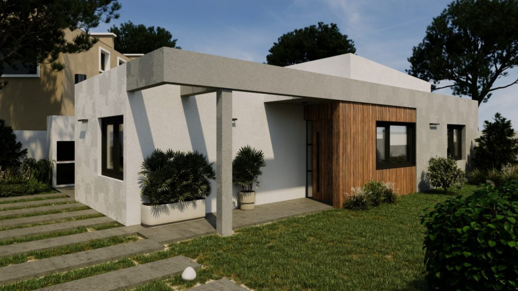 CASA EN POZO EN MAR DE AJO BARRIO SAN RAFAEL 3 DORMITORIOS 2 BAÑOS TODO PLANTA BAJA