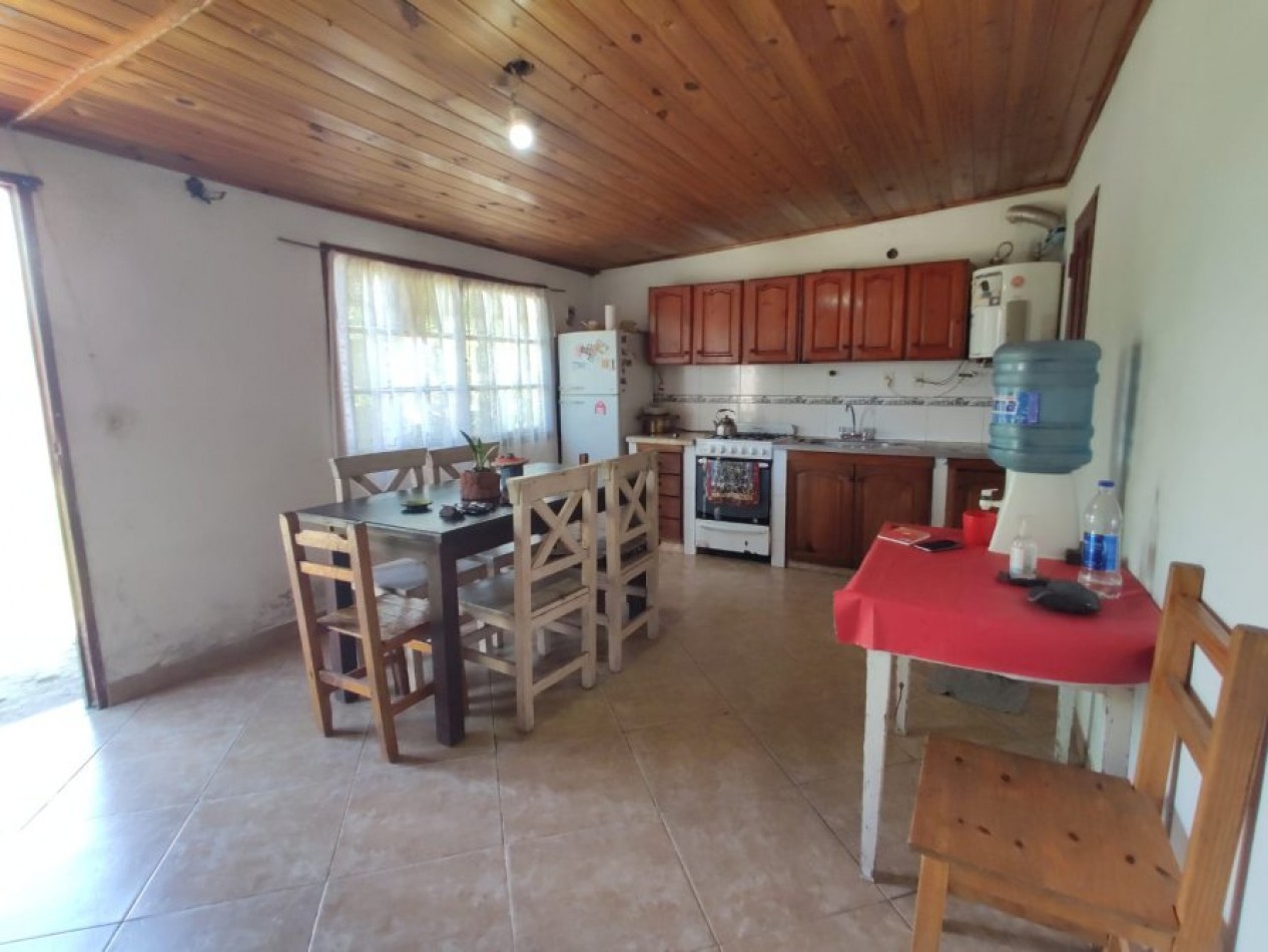 CASA CON LOTE PROPIO A LA VENTA EN MAR DE AJO SOBRE ASFALTO 2 DORMITORIOS LOTE DE 422MTS