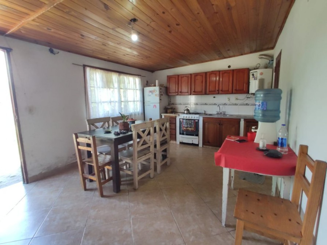 CASA CON LOTE PROPIO A LA VENTA EN MAR DE AJO SOBRE ASFALTO 2 DORMITORIOS LOTE DE 422MTS