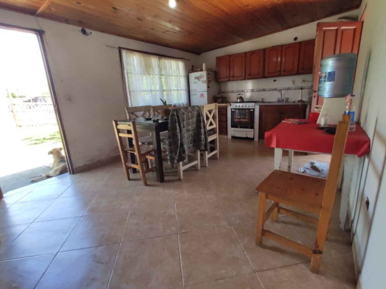 CASA CON LOTE PROPIO A LA VENTA EN MAR DE AJO SOBRE ASFALTO 2 DORMITORIOS LOTE DE 422MTS