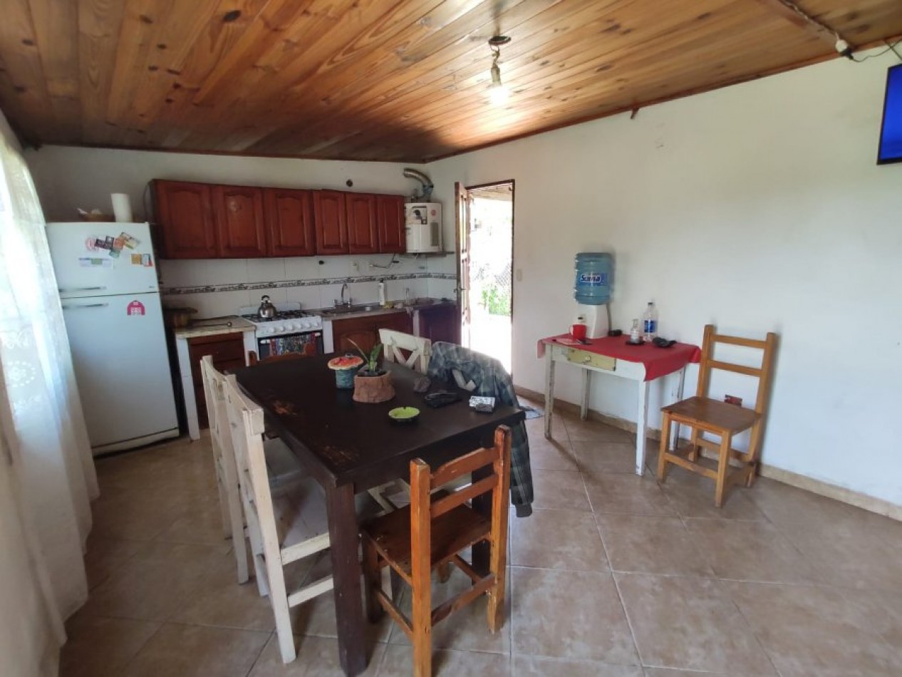 CASA CON LOTE PROPIO A LA VENTA EN MAR DE AJO SOBRE ASFALTO 2 DORMITORIOS LOTE DE 422MTS